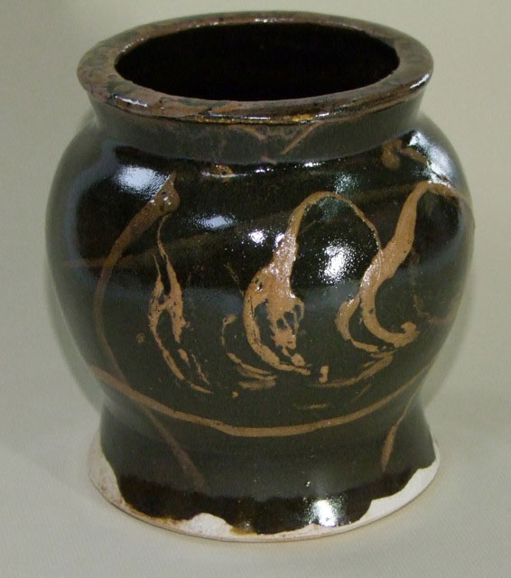 brown vase